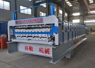 Trung Quốc 4Ton Double Layer Roll Forming Machine With Carbon Steel 45 Rolling Material nhà cung cấp