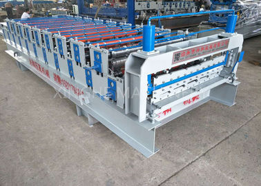 Trung Quốc White Color Smart Double Layer Roll Forming Machine For Corrugated Tile nhà cung cấp