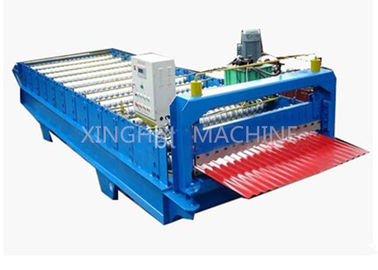Trung Quốc Colored Steel Roof Tile Roll Forming Machine , Cold Roll Forming Machines nhà cung cấp