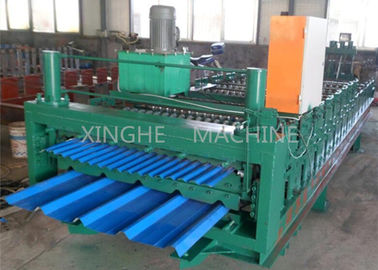 Trung Quốc Smart Sheet Roll Forming Machine / Tile Roll Forming Machine For 850 Width Tiles nhà cung cấp