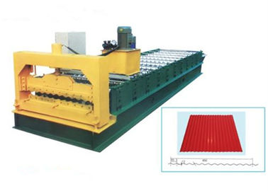 Trung Quốc Steel Galvanized Roof Roll Forming Machine For Making 0.3 - 0.8mm Thickness Tile nhà cung cấp