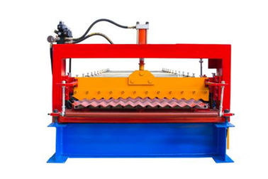 Trung Quốc Industrial Metal Roof Panel Machine , Blue Color Roofing Sheet Forming Machine  nhà cung cấp