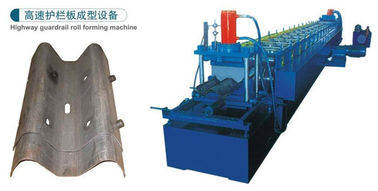 Trung Quốc PPGI Highway Guardrail Roll Forming Machine For Making 310mm Corrugated Sheet nhà cung cấp