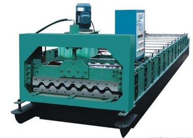 Trung Quốc Colored Steel Roof Panel Roll Forming Machine Producing 750mm Width Tiles nhà cung cấp