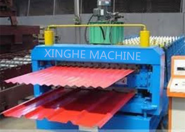 Trung Quốc Galvanized Metal Double Layer Roofing Sheet Roll Forming Machine / Roll Former Machinery nhà cung cấp