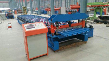 Trung Quốc Full Automatic Roof Tile Cold Roll Forming Machines Double Color Steel Roll Forming Machine nhà cung cấp