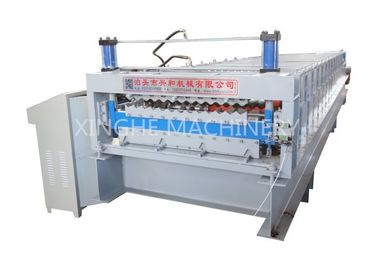 Trung Quốc Aluminum Roof Sheet Double Layer Roll Forming Machine , IBR Step Tile Roll Forming Machine nhà cung cấp