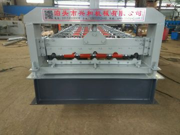 Trung Quốc 4kw 380V PPGI thép ngói loại đá đầy màu sắc tráng kim loại mái ngói cuộn máy ép nhà cung cấp