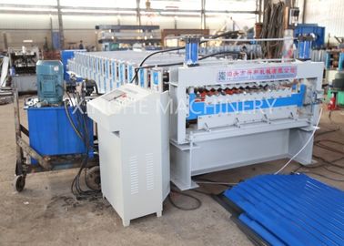 Trung Quốc PLC Automatic Zinc Roofing Roll Forming Machine / Corrugated Roof Sheet Making Machine nhà cung cấp