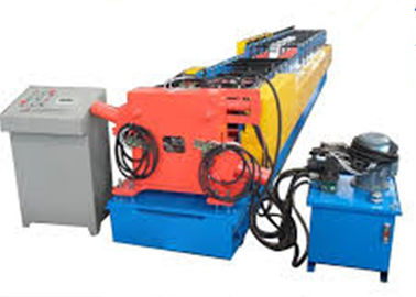 12 Rows Downspout Roll Forming Machine / Tube Forming Machine For Steel Plate nhà cung cấp